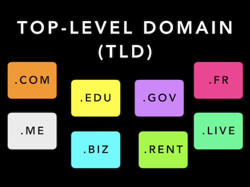 Domain Selection - Top-Level Domain Graphic